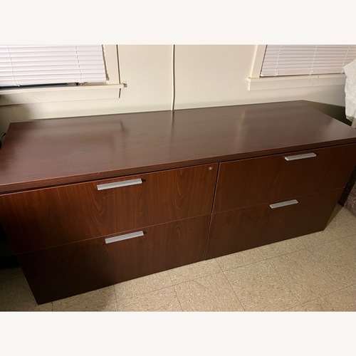 Used A&E Wood Designs Light Brown Dresser for sale on AptDeco