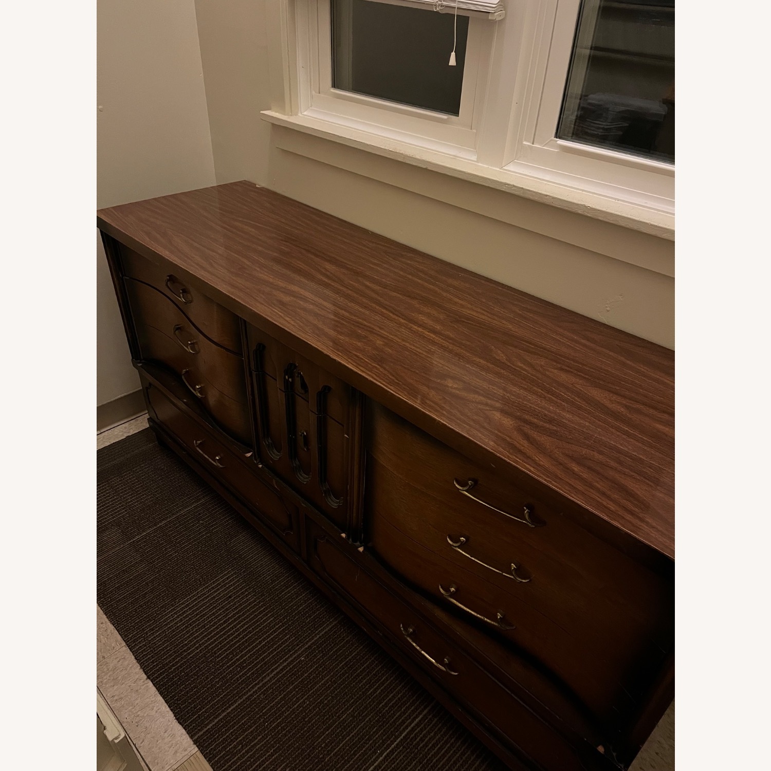 A&E Wood Designs Light Brown Dresser - image-4