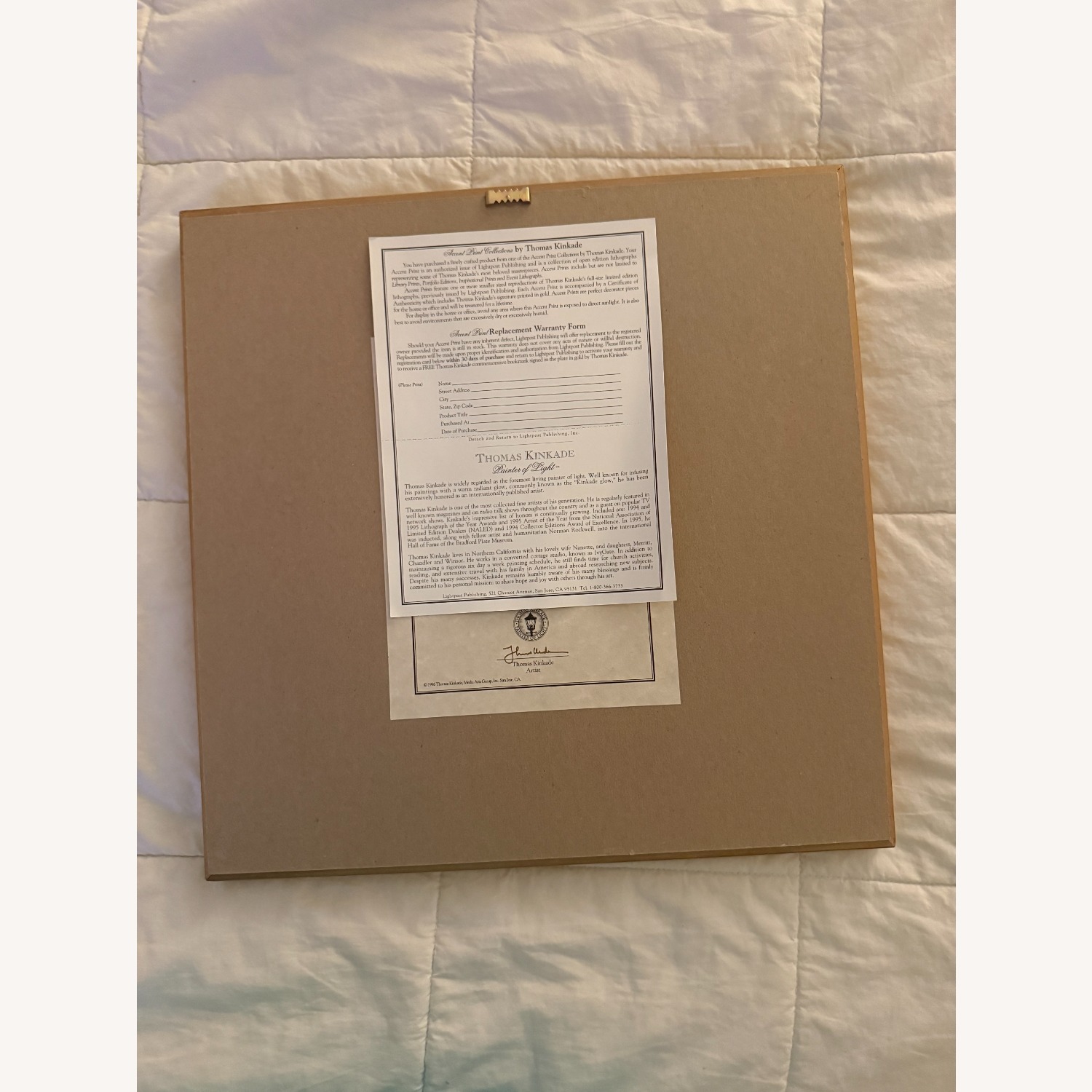 Print The Victorian Garden Thomas Kinkade - image-2