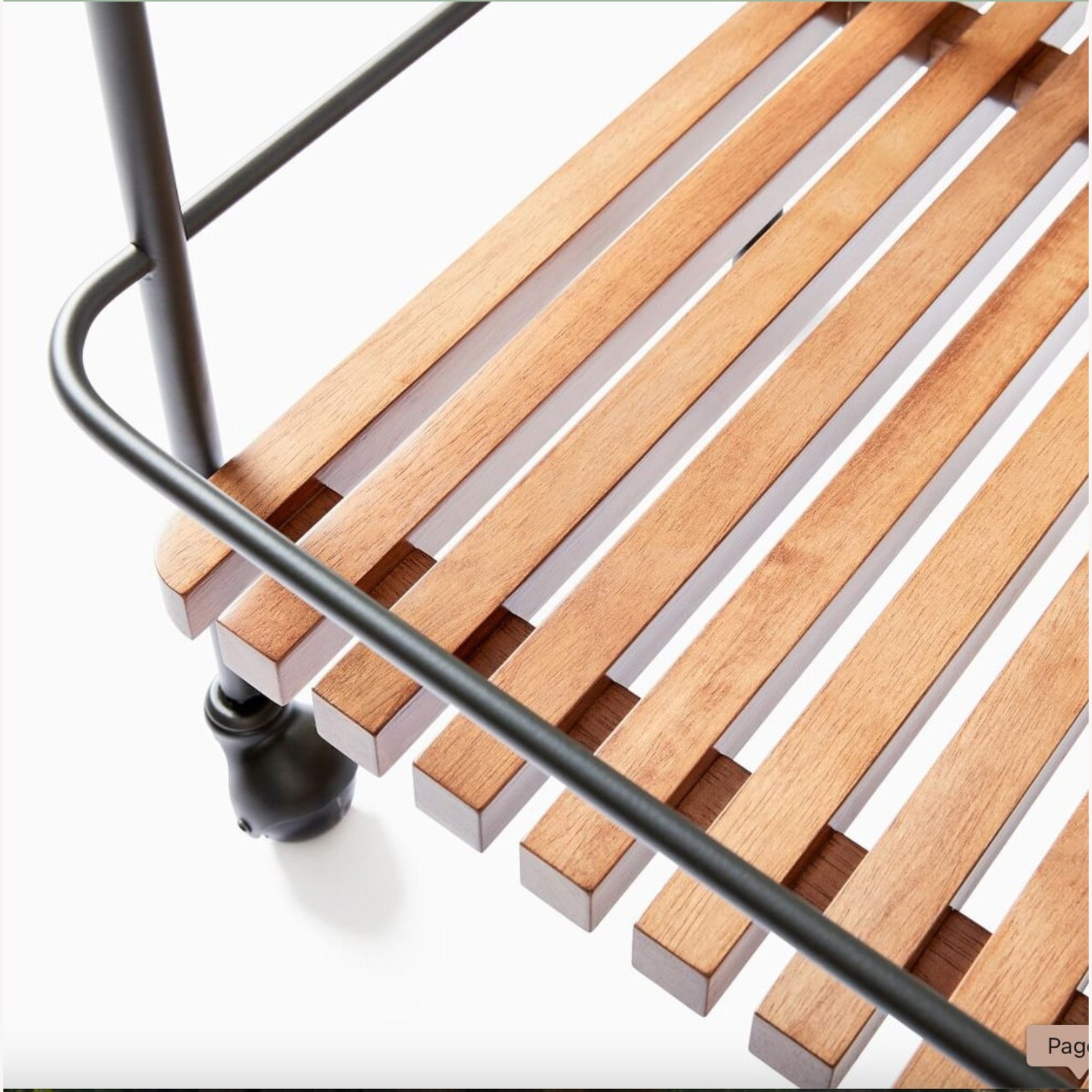 West Elm Eclipse Bar Cart, Marble, Cool Walnut - image-3