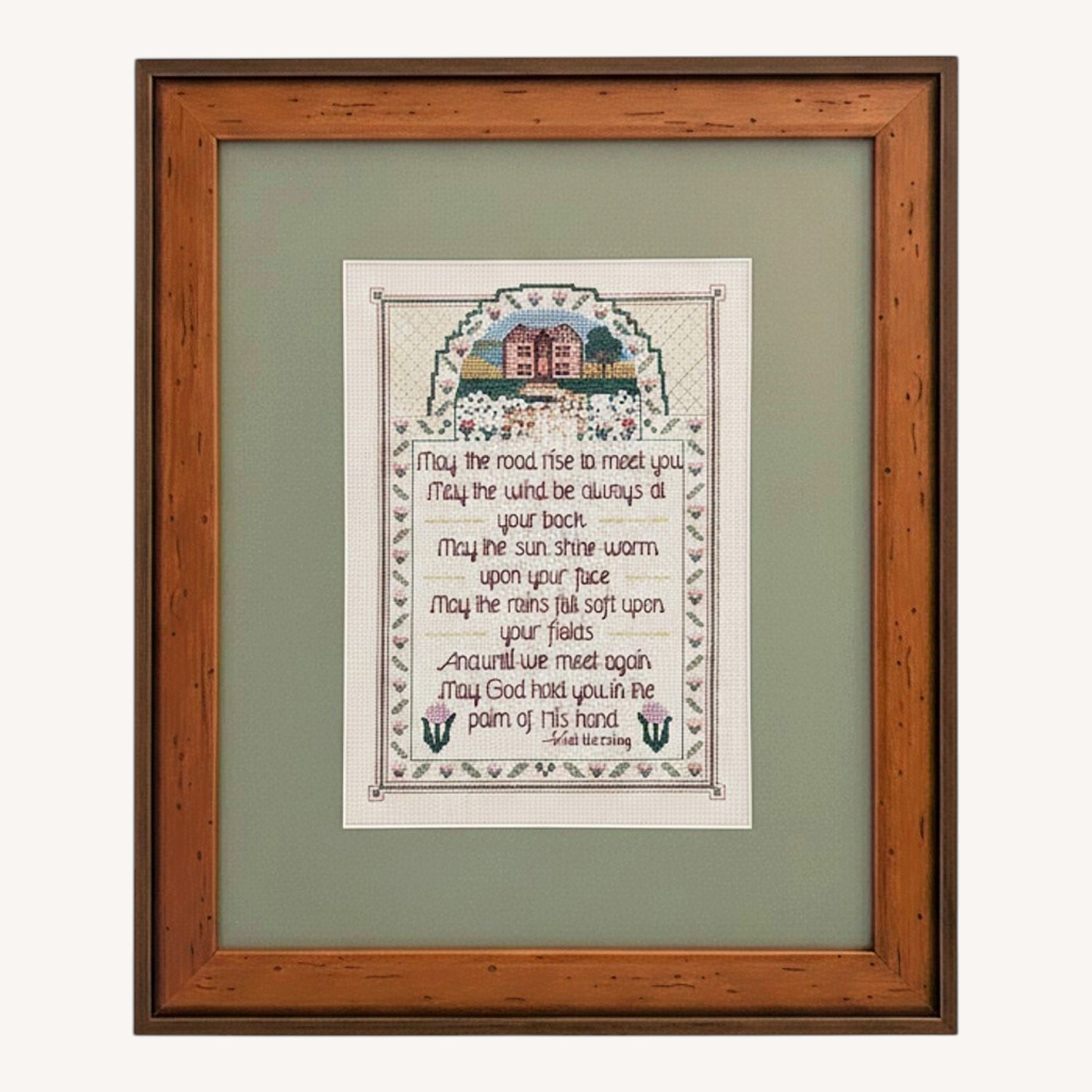 Irish Blessing Cross-Stich - image-6