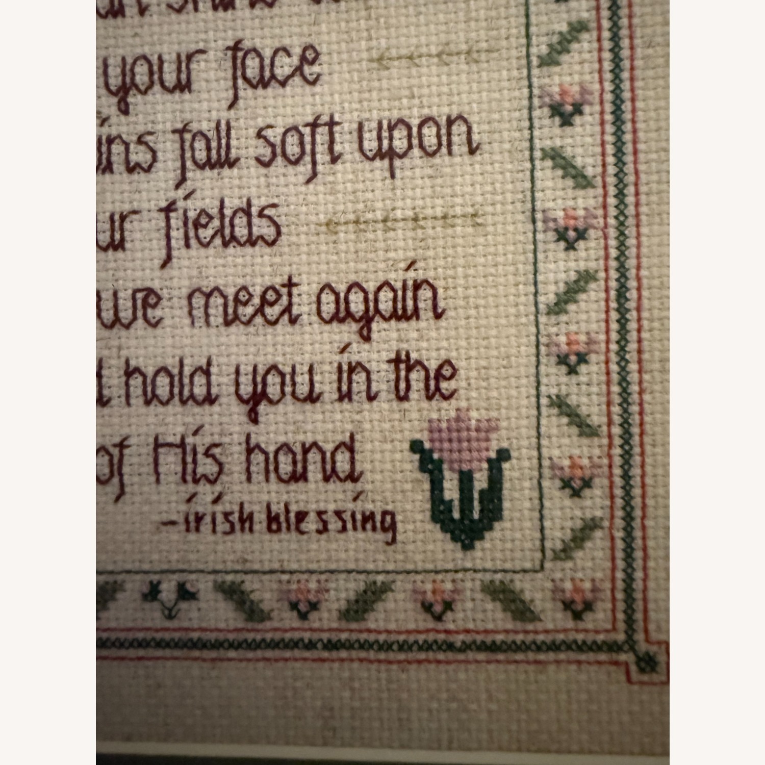 Irish Blessing Cross-Stich - image-2