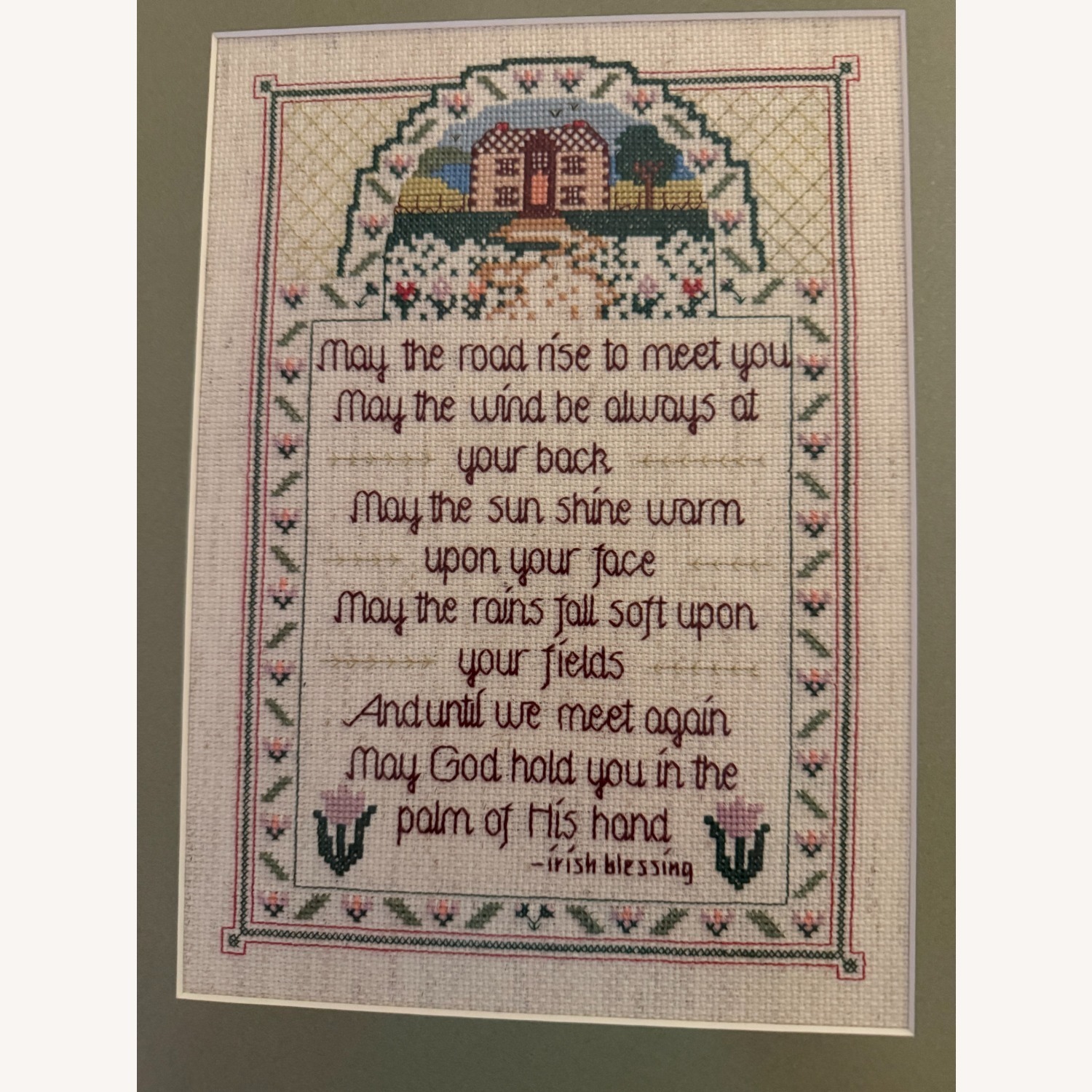 Irish Blessing Cross-Stich - image-5