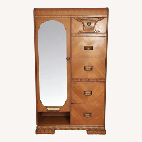 Used 1930s Art Deco Waterfall Wardrobe for sale on AptDeco