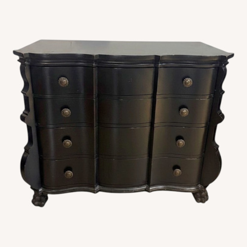 Used Hickory Chair Distressed Paw Foot 4-Drawer Dresser for sale on AptDeco