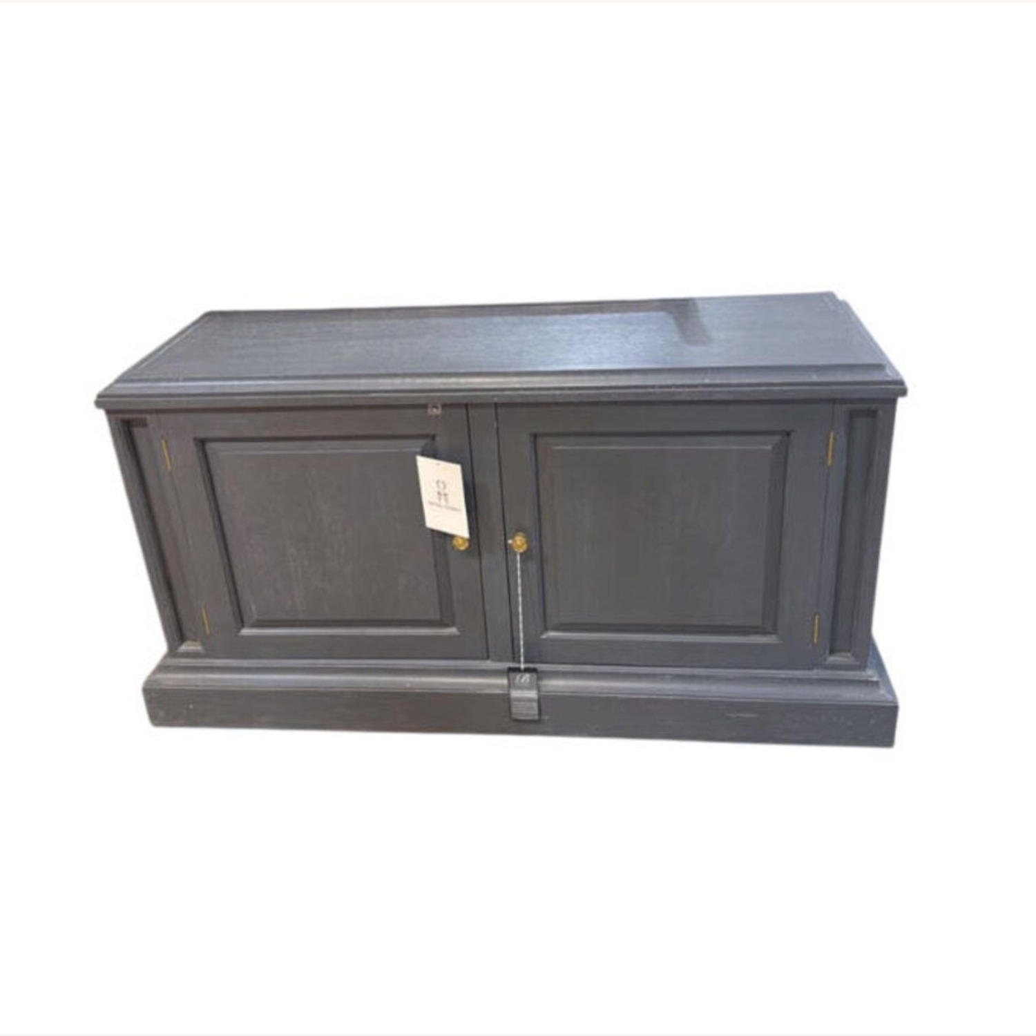 Bramble Solid Wood Distressed 2-Door Media Console - image-1