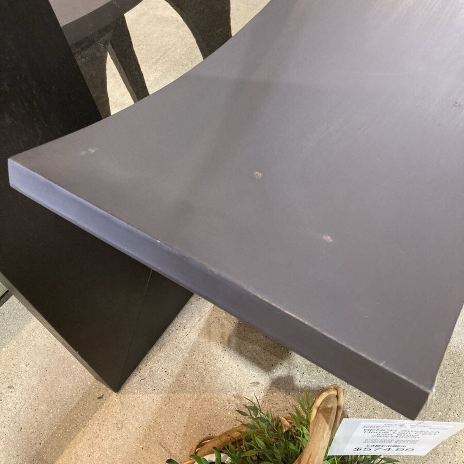 Studio/A Home Lian Cast Iron Stool Bench - image-5