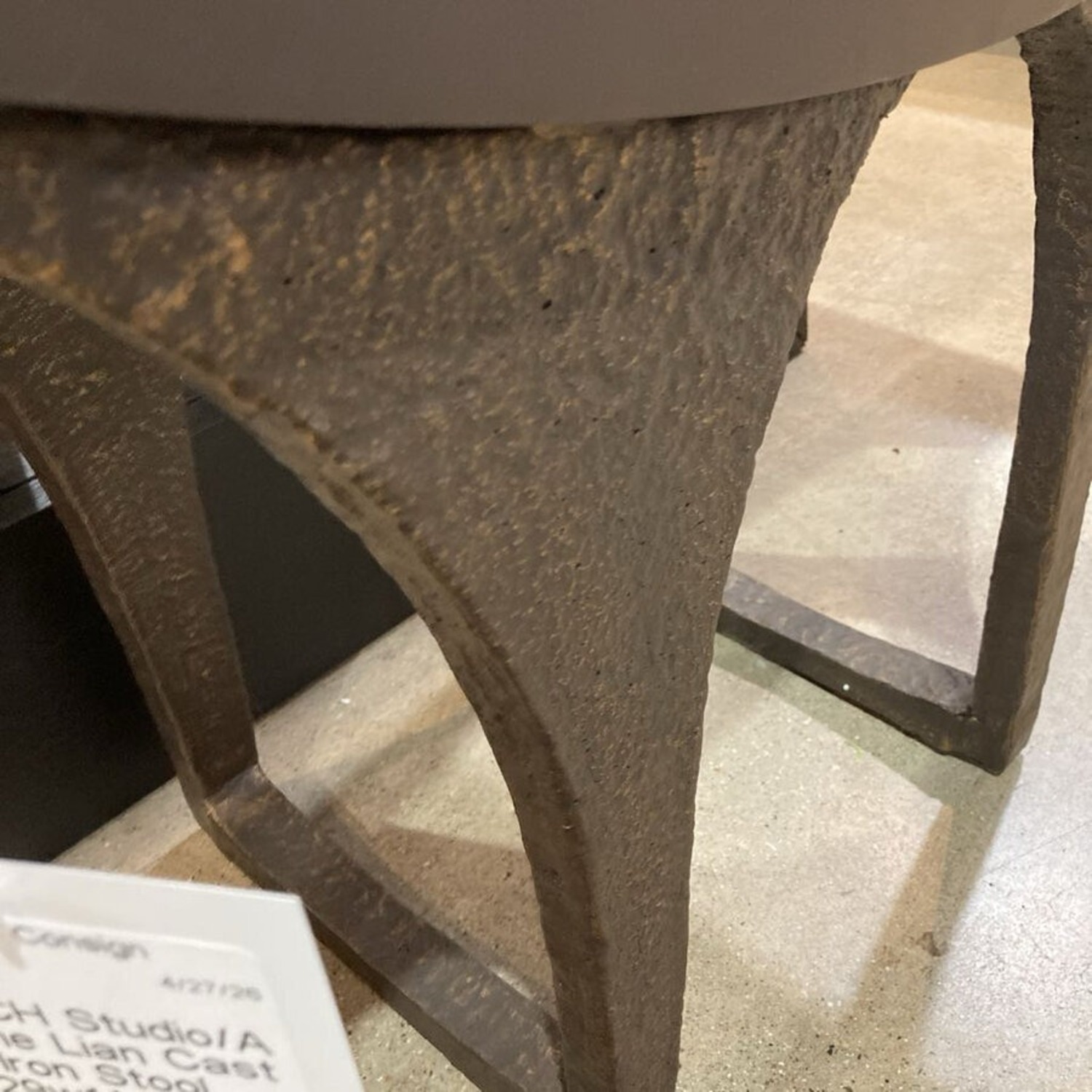 Studio/A Home Lian Cast Iron Stool Bench - image-11