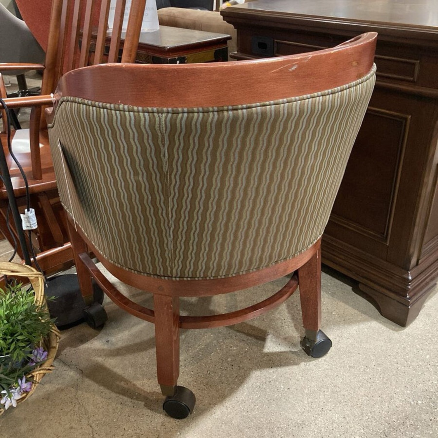 Empire Style Patterned Chair - image-11