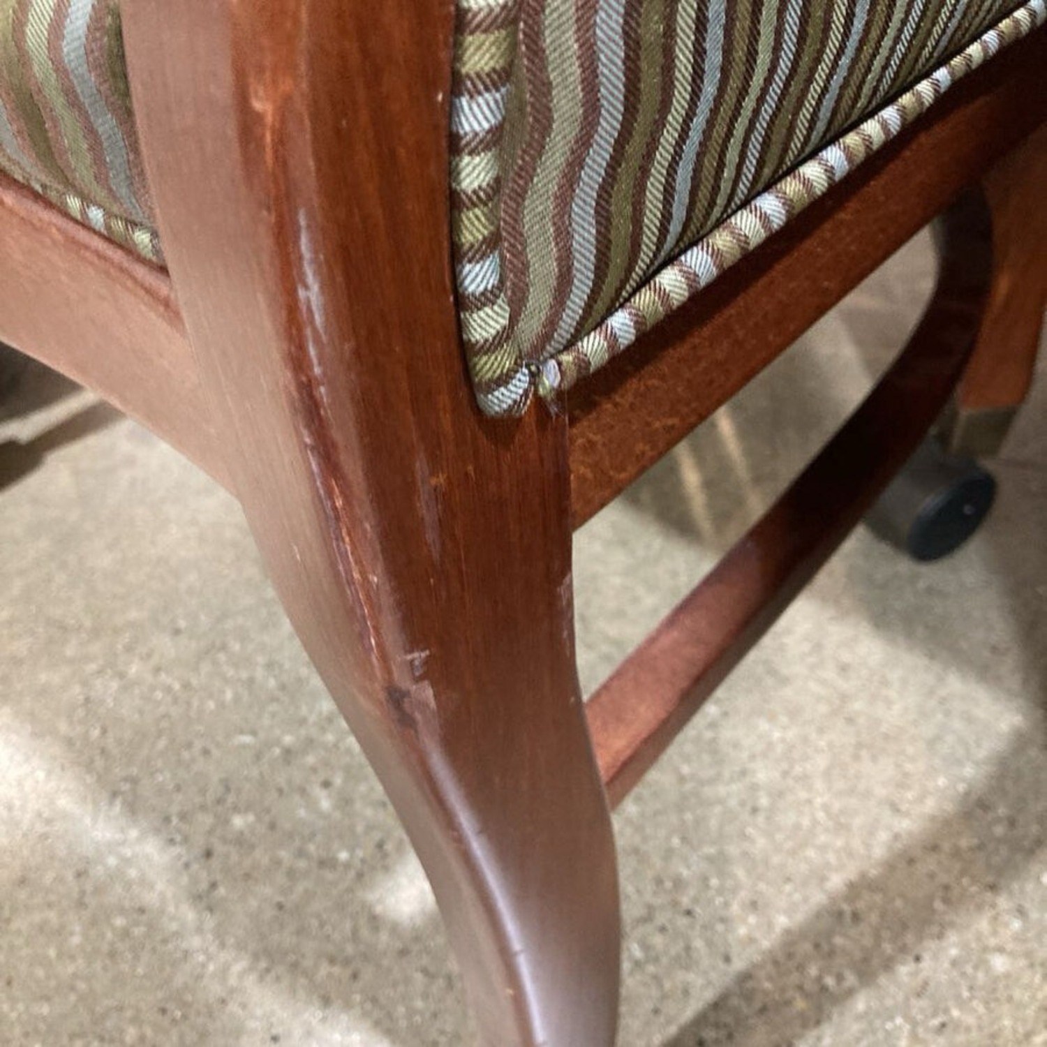 Empire Style Patterned Chair - image-10