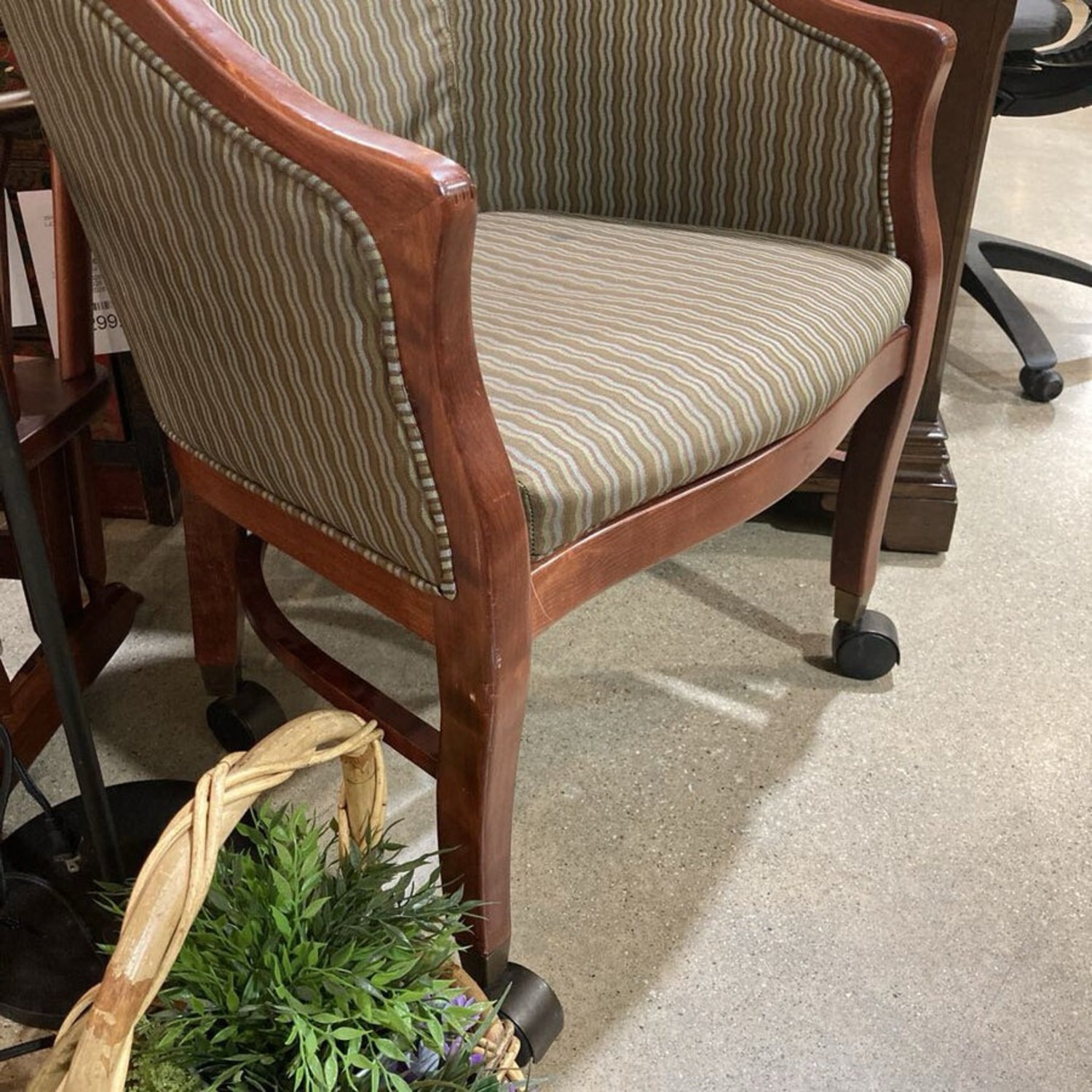 Empire Style Patterned Chair - image-5