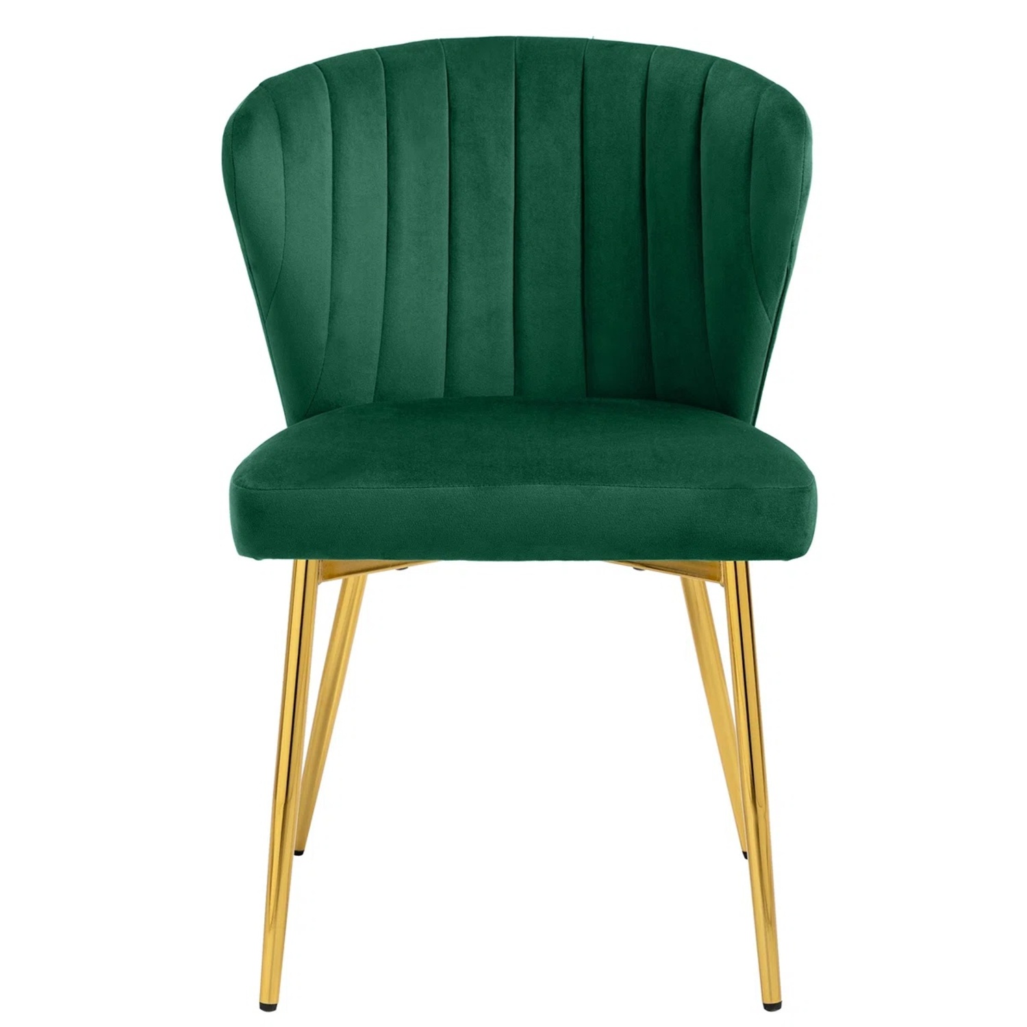 Wayfair Green Velvet Dining Chairs - image-5