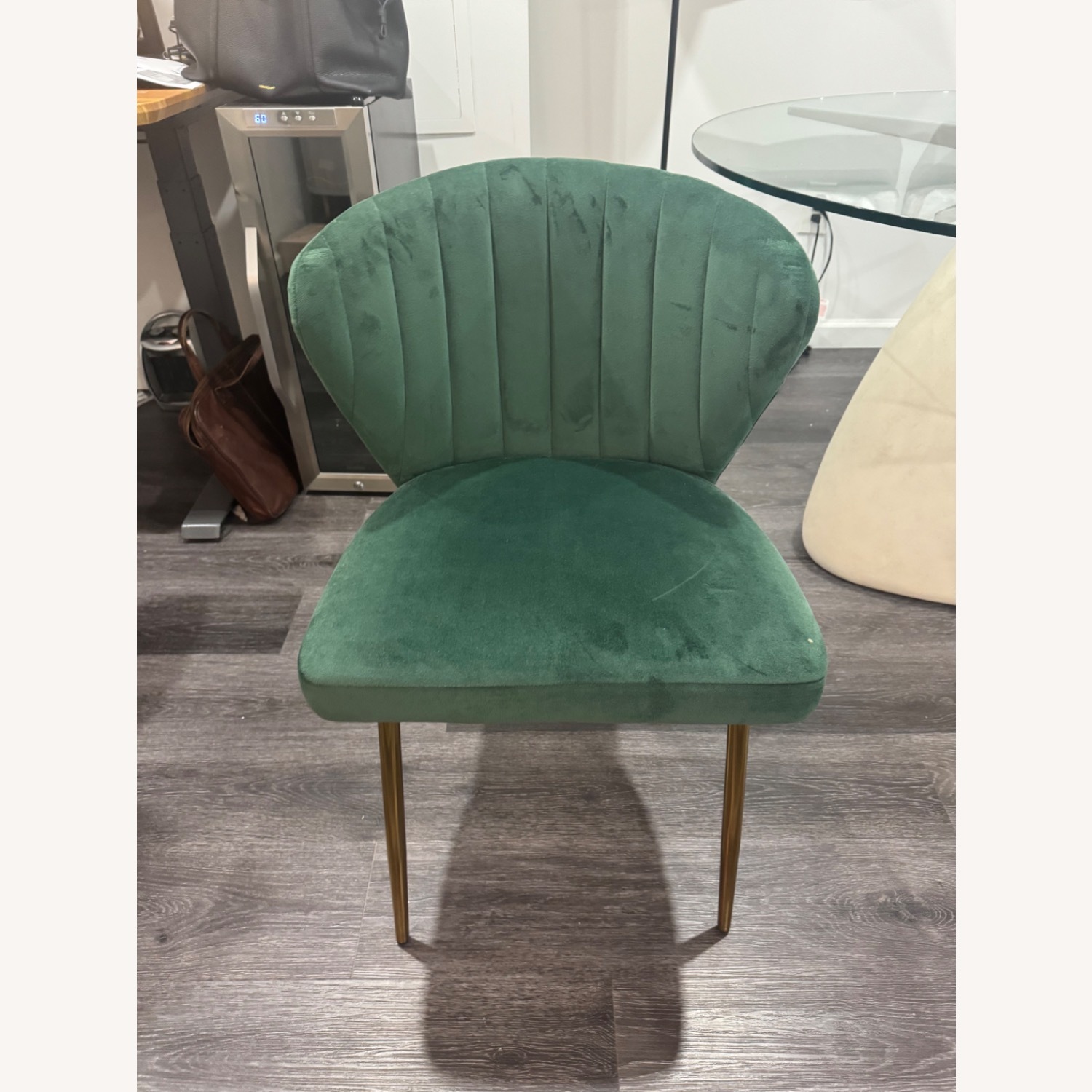 Wayfair Green Velvet Dining Chairs - image-2