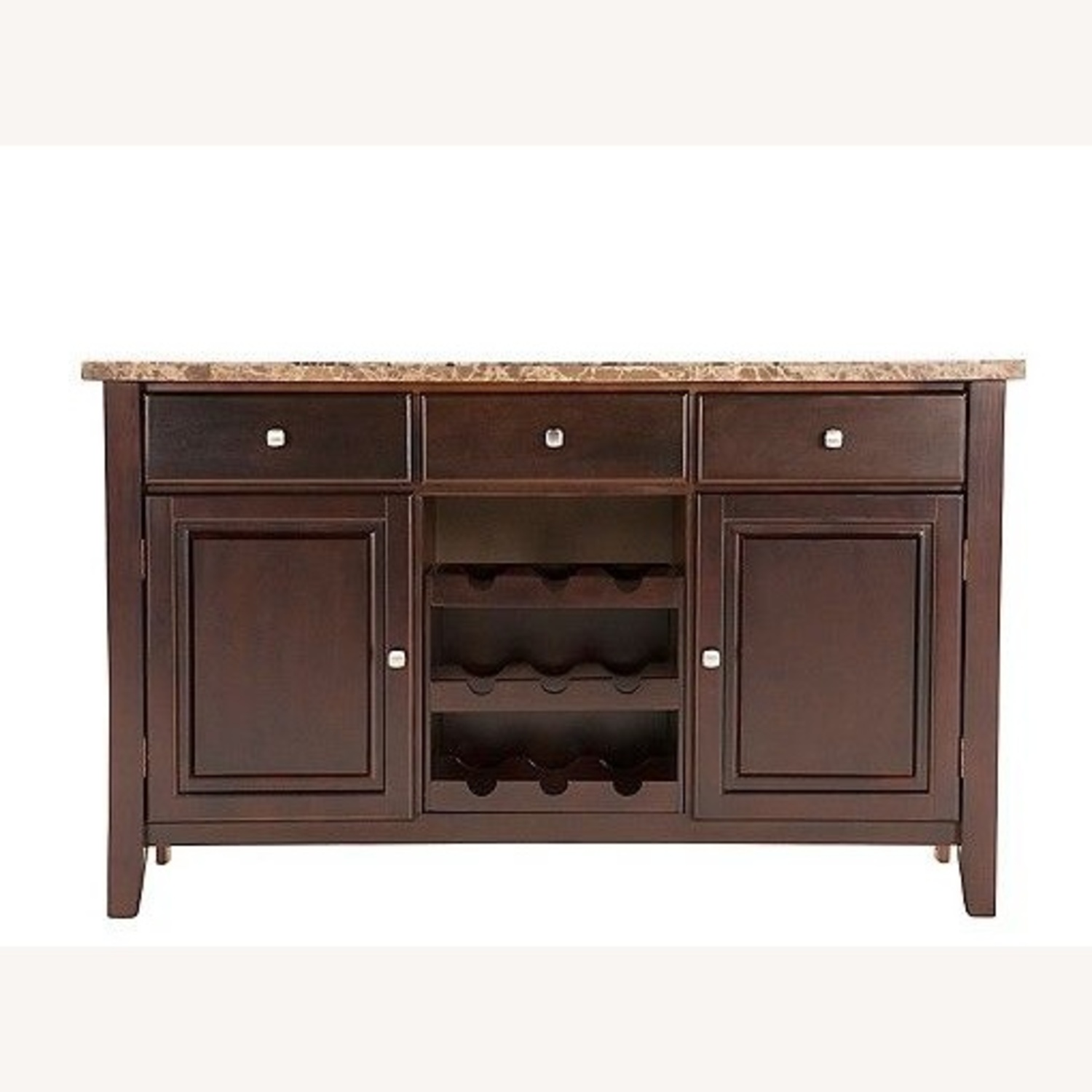 Raymour & Flanigan Dark Brown Wood Armoire - image-6