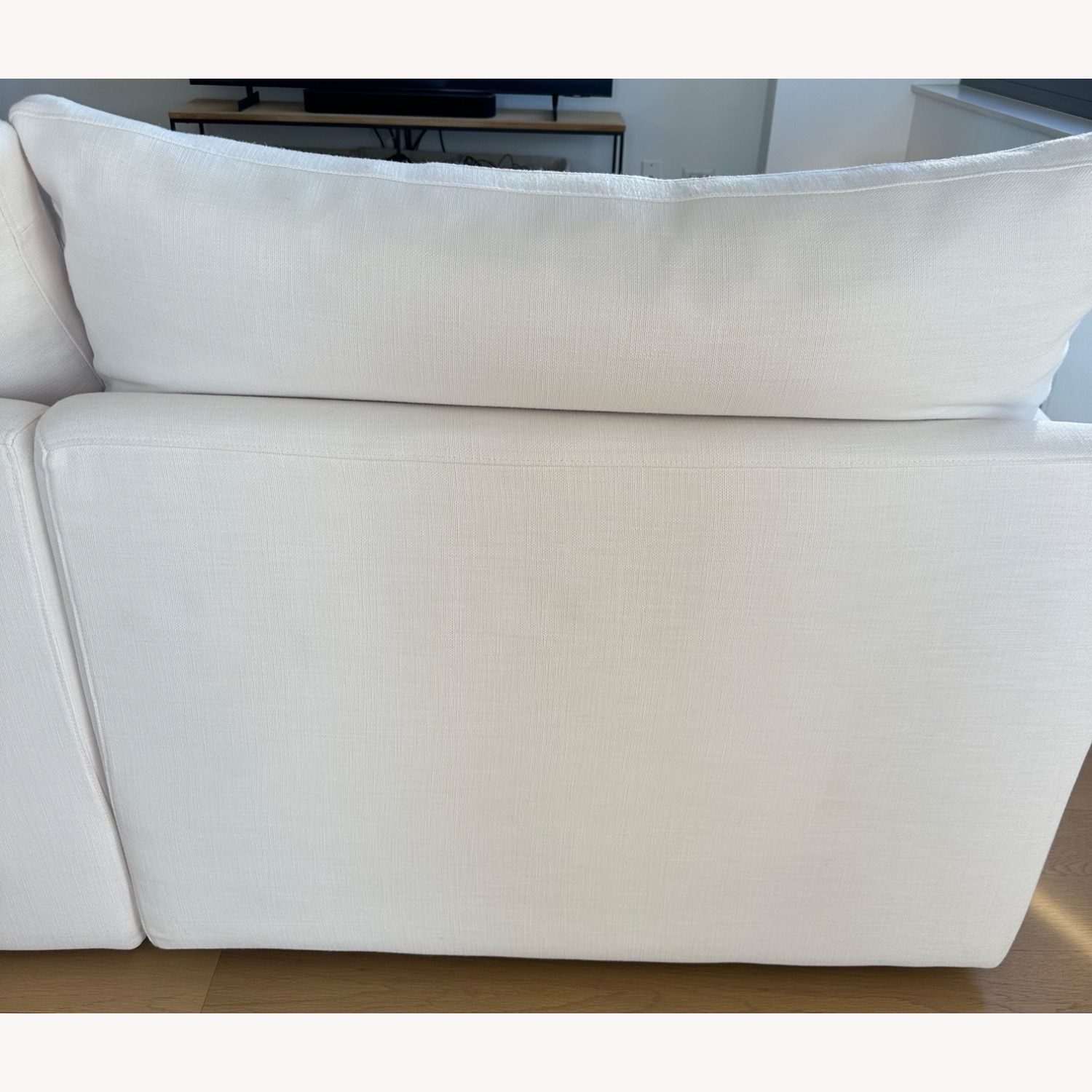 Restoration Hardware Cloud White 2 Piece Cloud Sofa - image-3