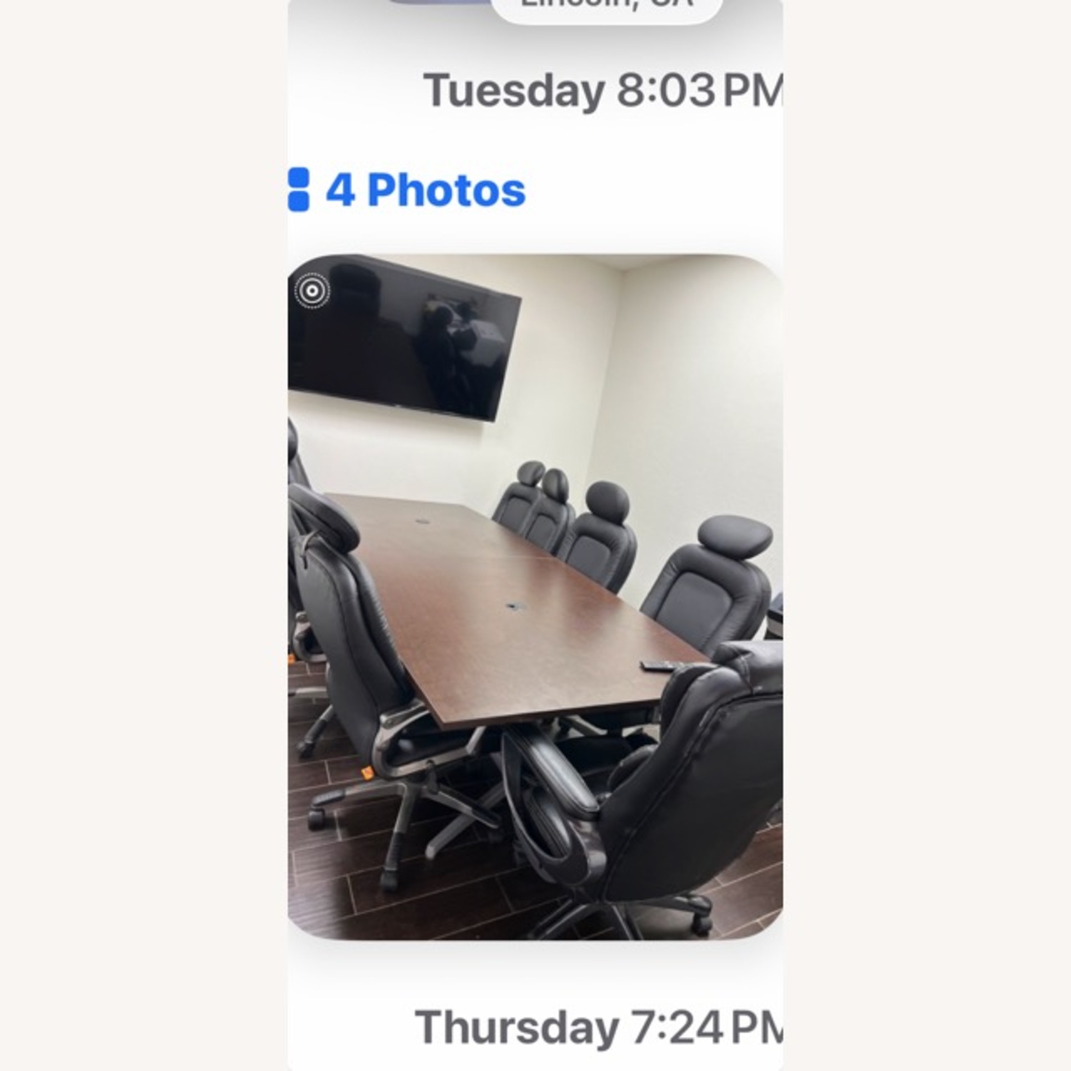 RC Willey Light Brown Desk - image-1