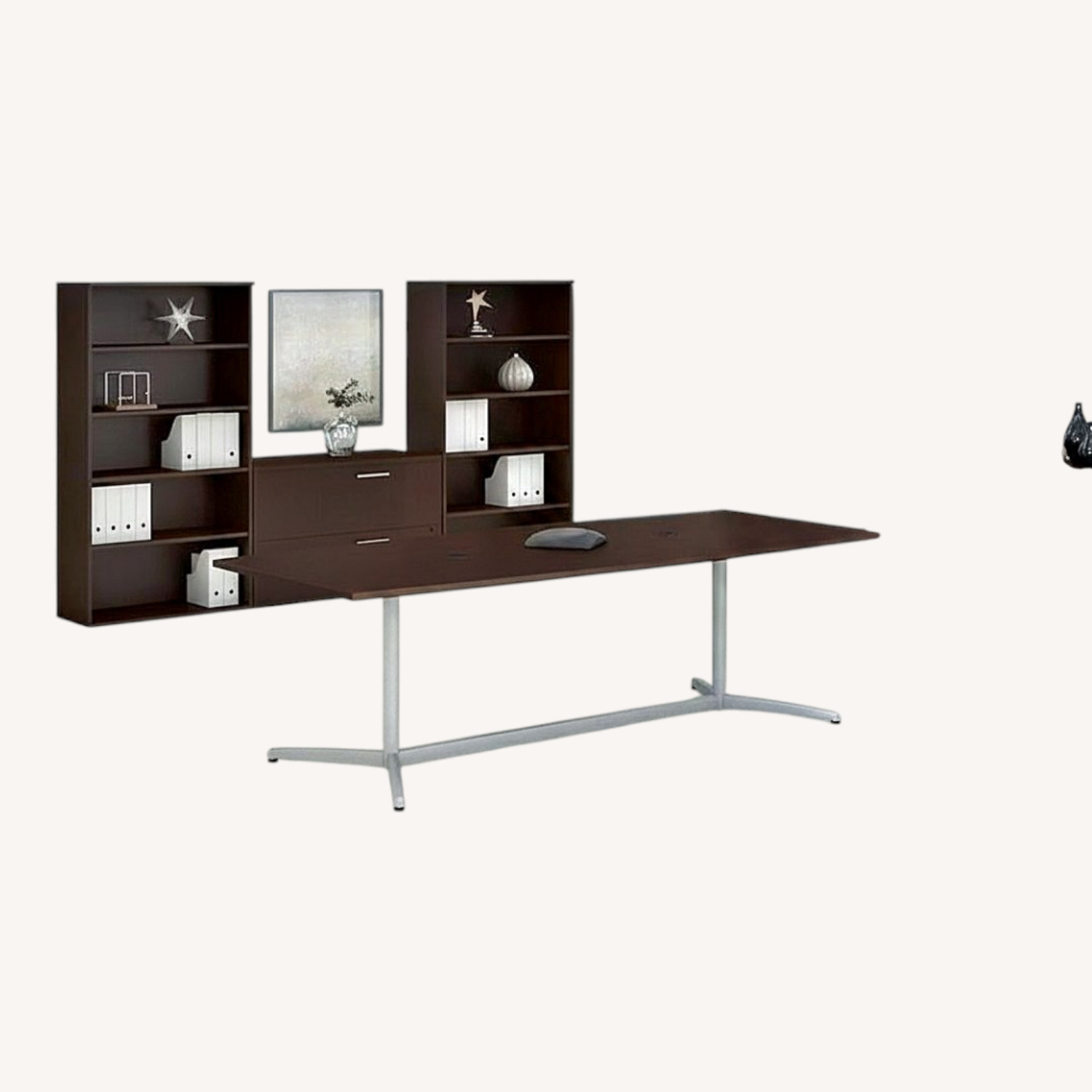 RC Willey Light Brown Desk - image-6