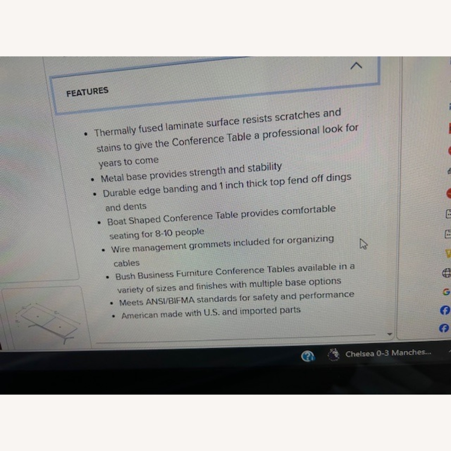 RC Willey Light Brown Desk - image-3