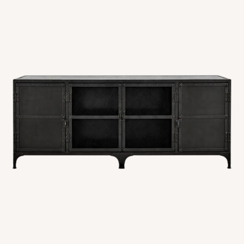 Used Restoration Hardware Industrial Tool Chest 4-Door Media Console for sale on AptDeco