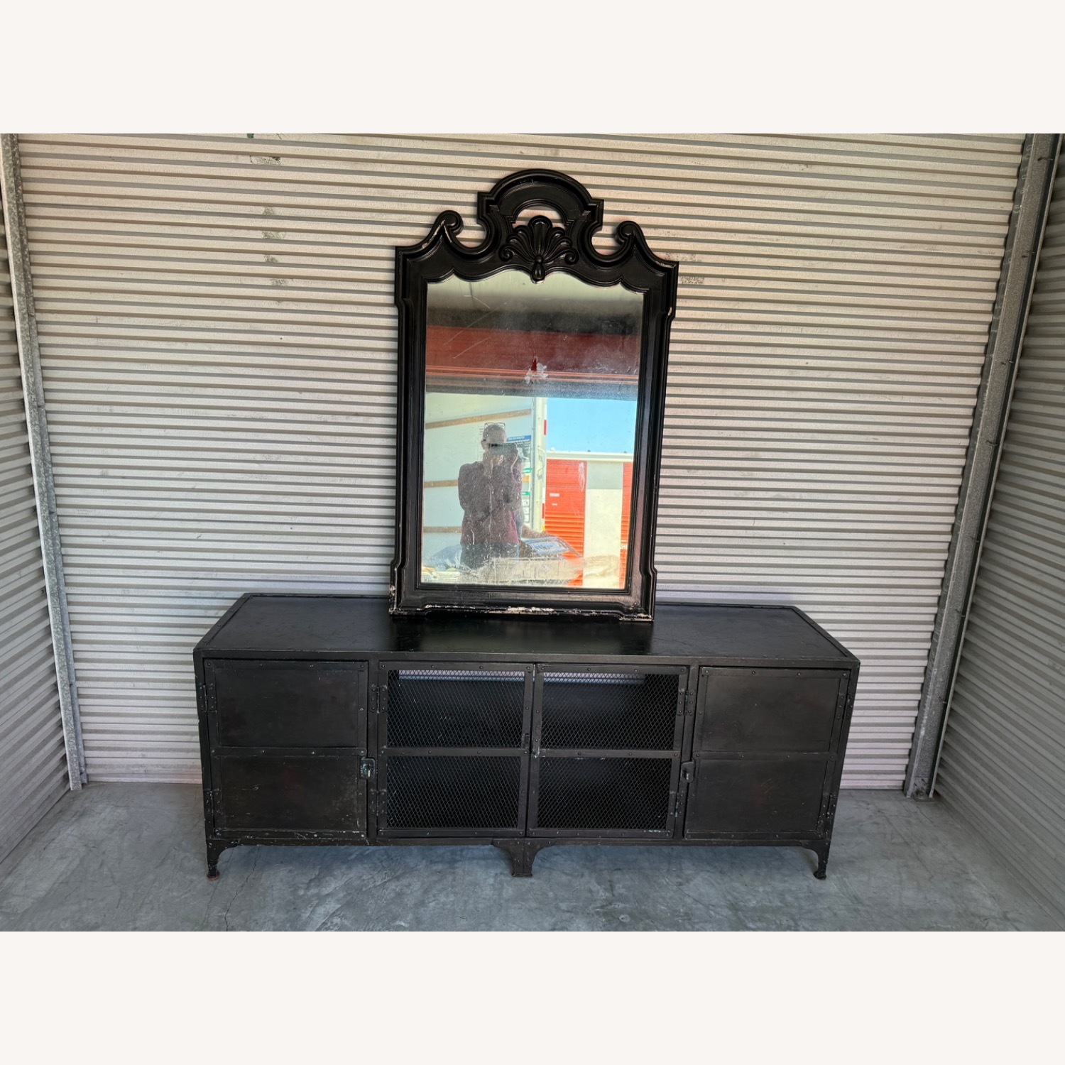 Restoration Hardware Industrial Tool Chest 4-Door Media Console - image-2
