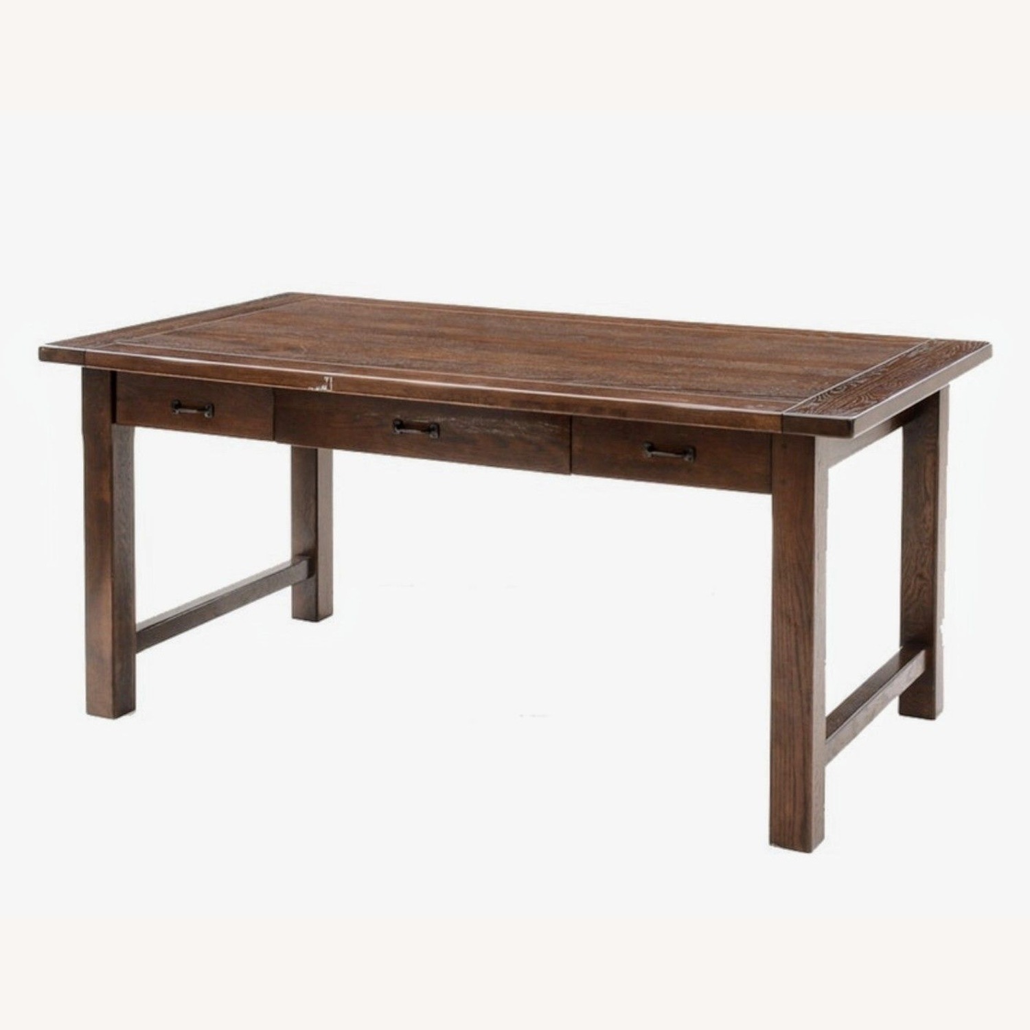 Pottery Barn Lucas Solid Oak Desk - image-9