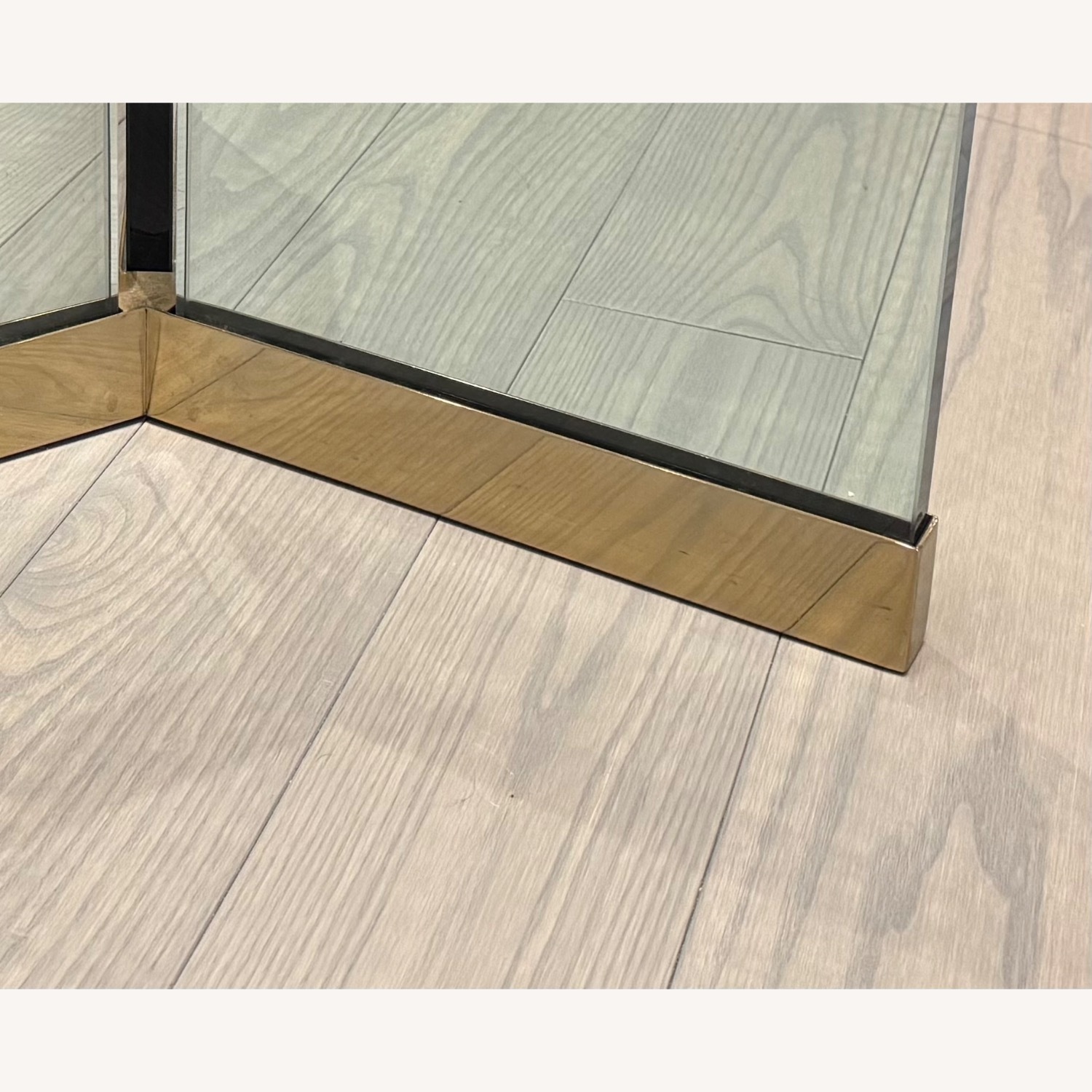 Vintage/Antique Transparent Glass Coffee Table - image-3