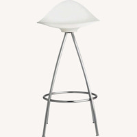 Design Within Reach Onda White Stool