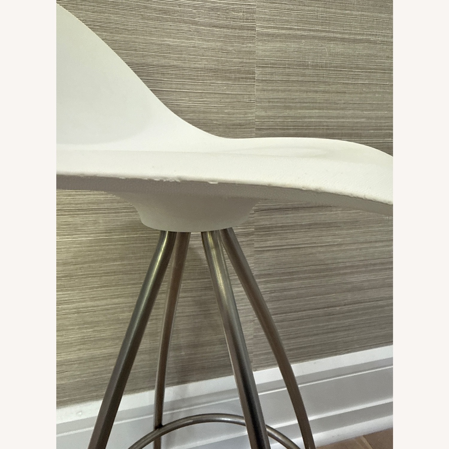 Design Within Reach Onda White Stool - image-6