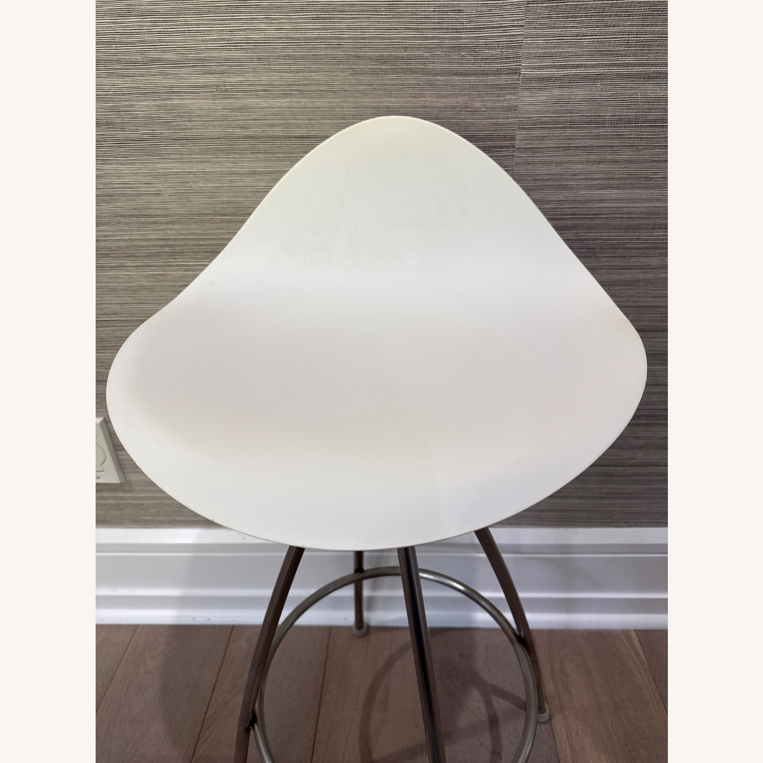 Design Within Reach Onda White Stool - image-2