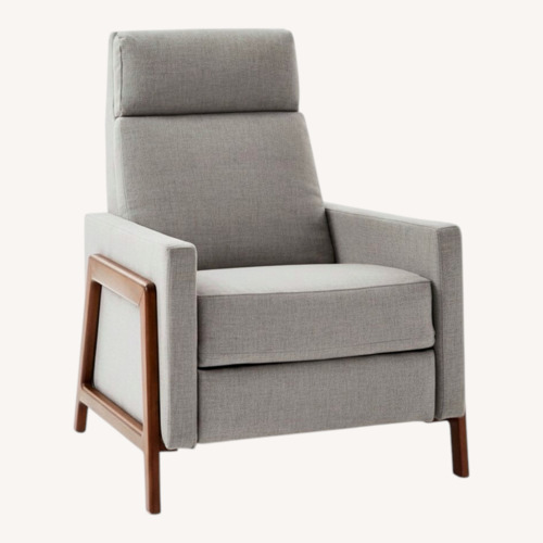 Used West Elm Light Gray Fabric Recliner for sale on AptDeco