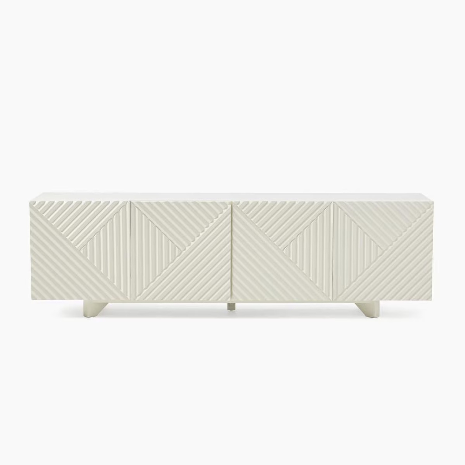 West Elm Rosanna White Wood Media Storage - image-6