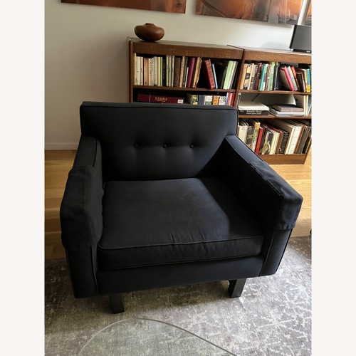 Used Room & Board Morrison Blue Accent Chair for sale on AptDeco