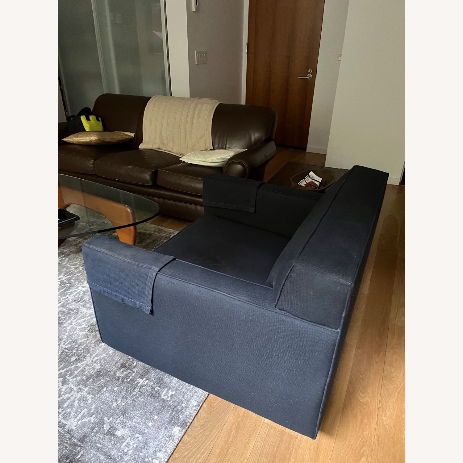 Room & Board Morrison Blue Accent Chair - image-3