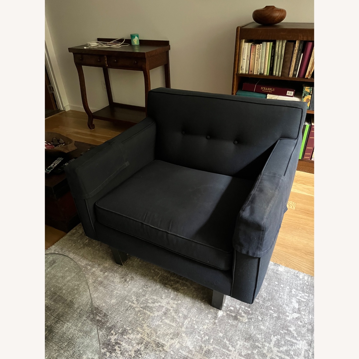 Room & Board Morrison Blue Accent Chair - image-2