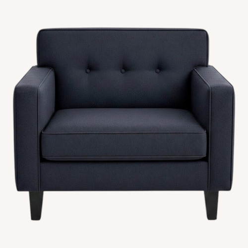 Used Room & Board Morrison Blue Accent Chair for sale on AptDeco