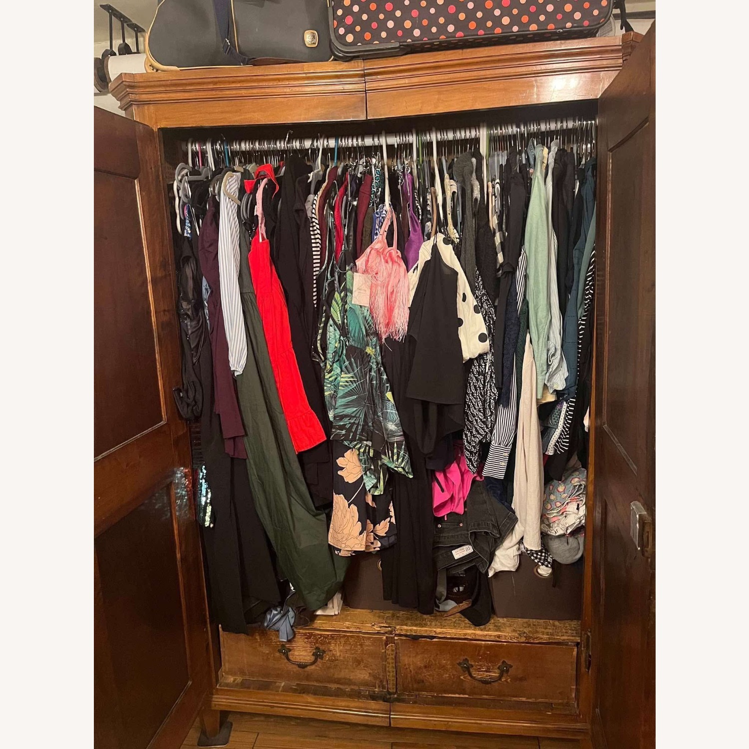 Antique German Armoire - image-2