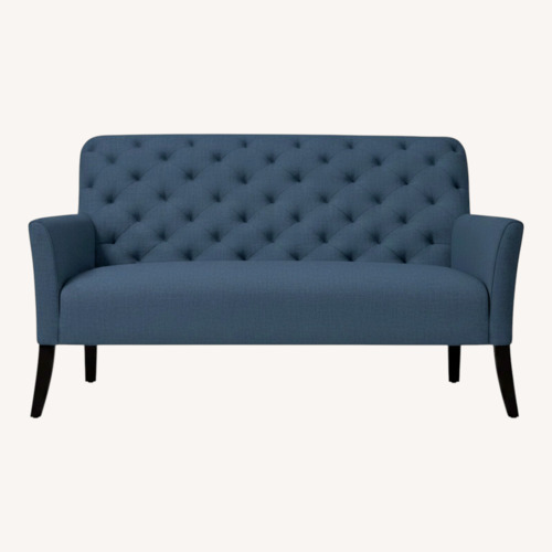 Used West Elm Blue Elton Settee for sale on AptDeco