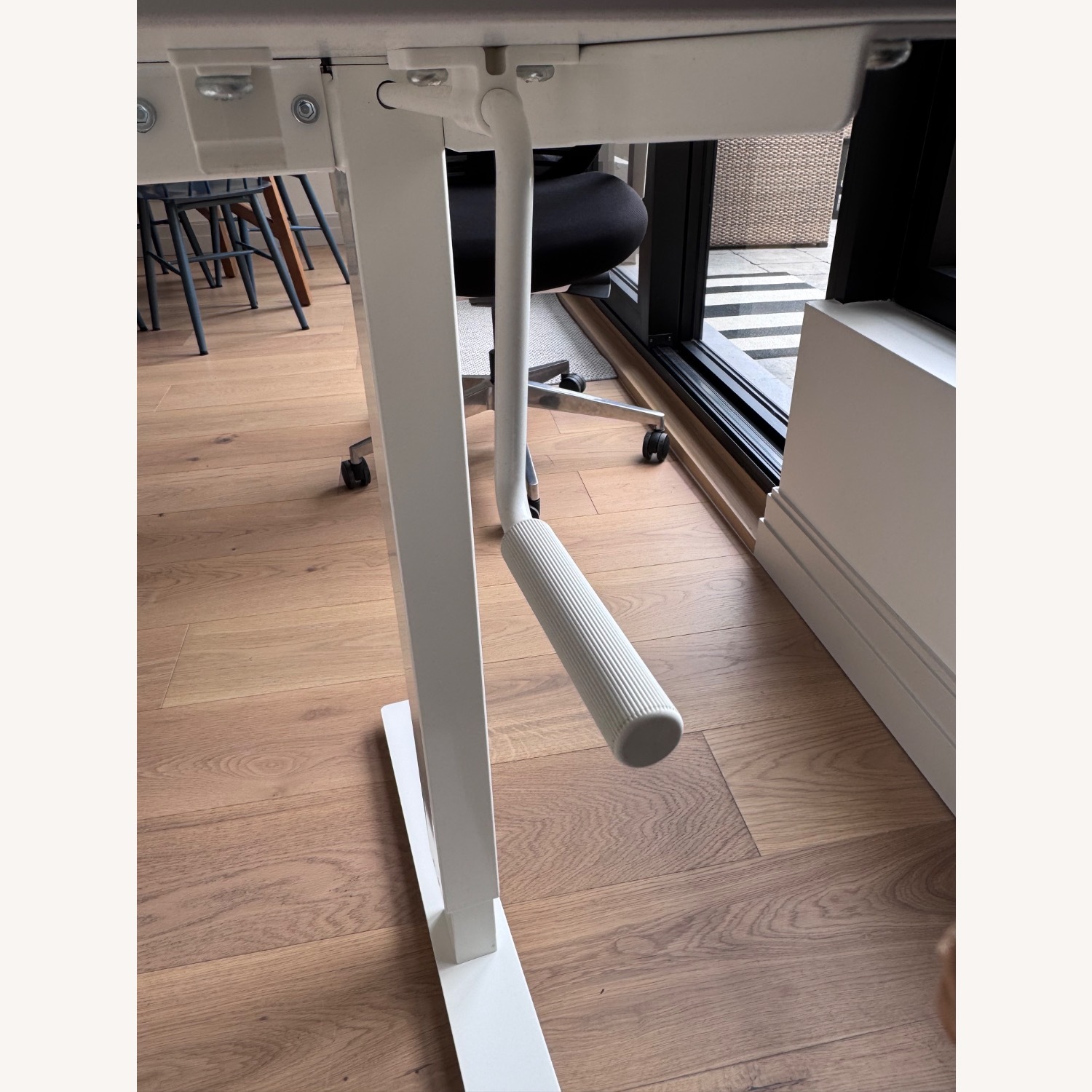 IKEA Trotten Sit/ Stand Desk White Desk - image-4