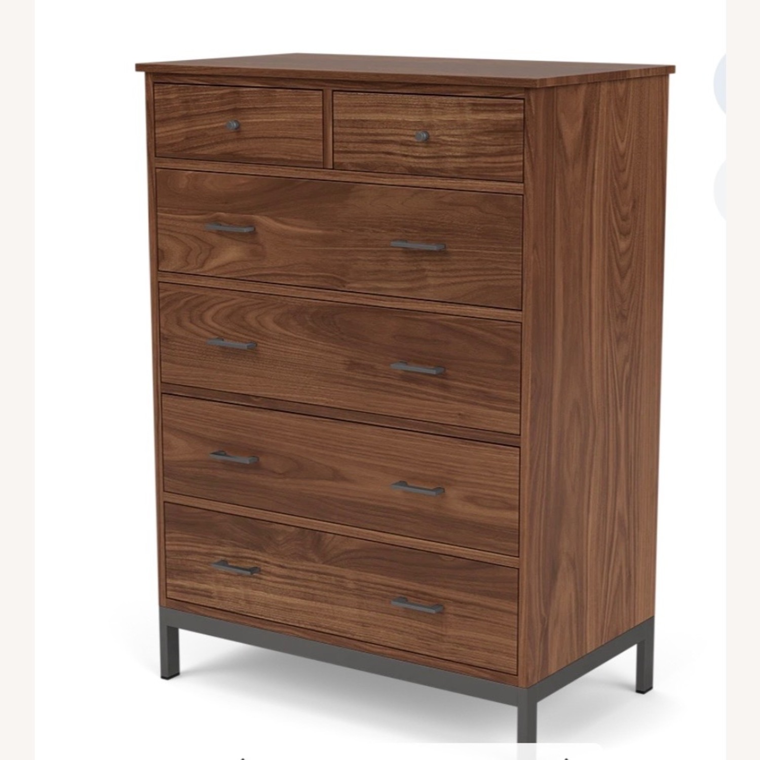Linear Collection Dark Brown Wood Dresser - image-2