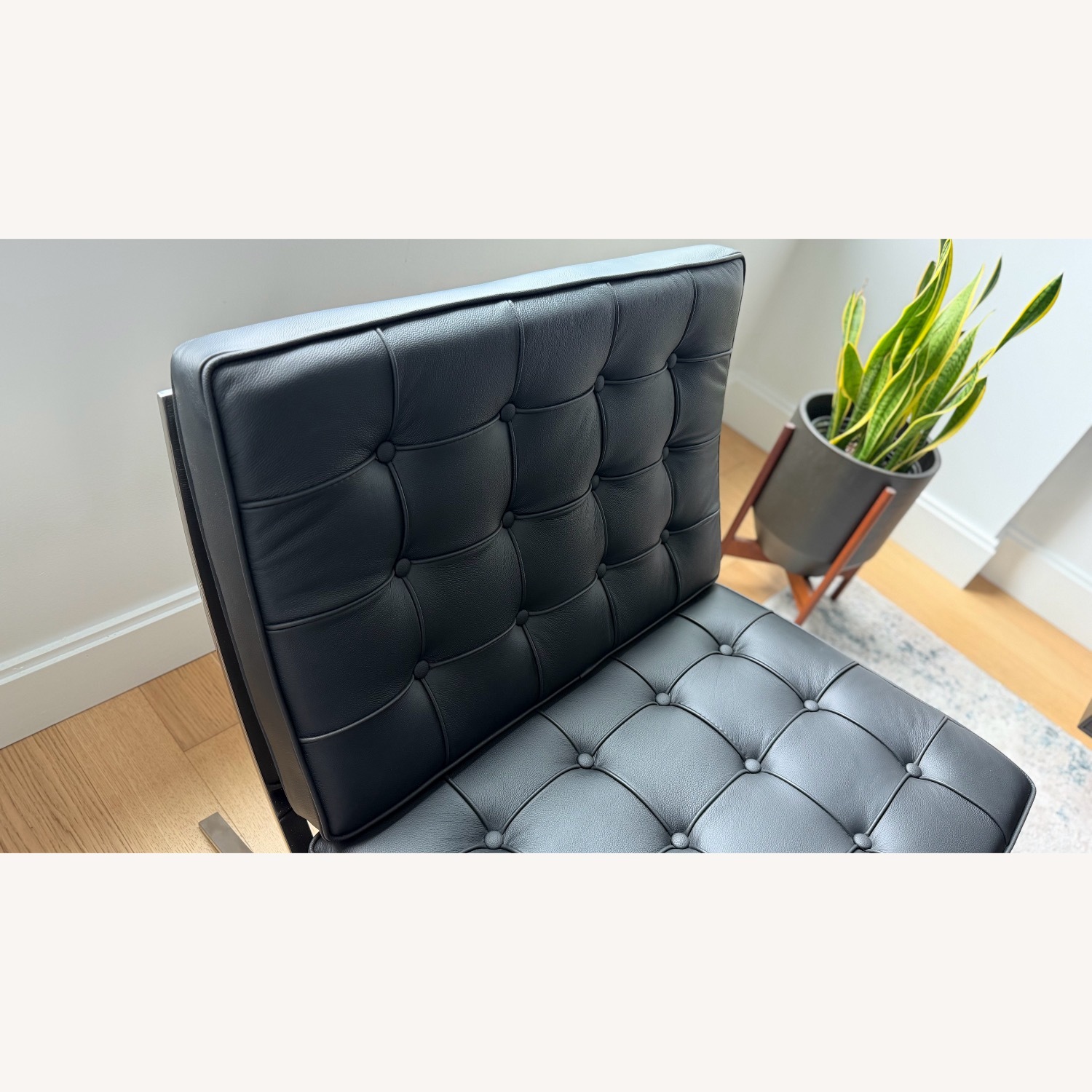 Knoll Black Barcelona Chair Replica - image-7