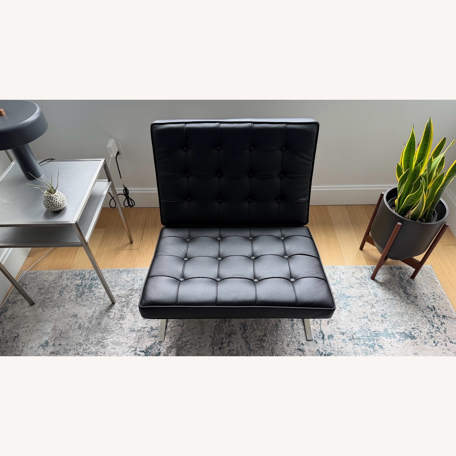 Knoll Black Barcelona Chair Replica - image-5