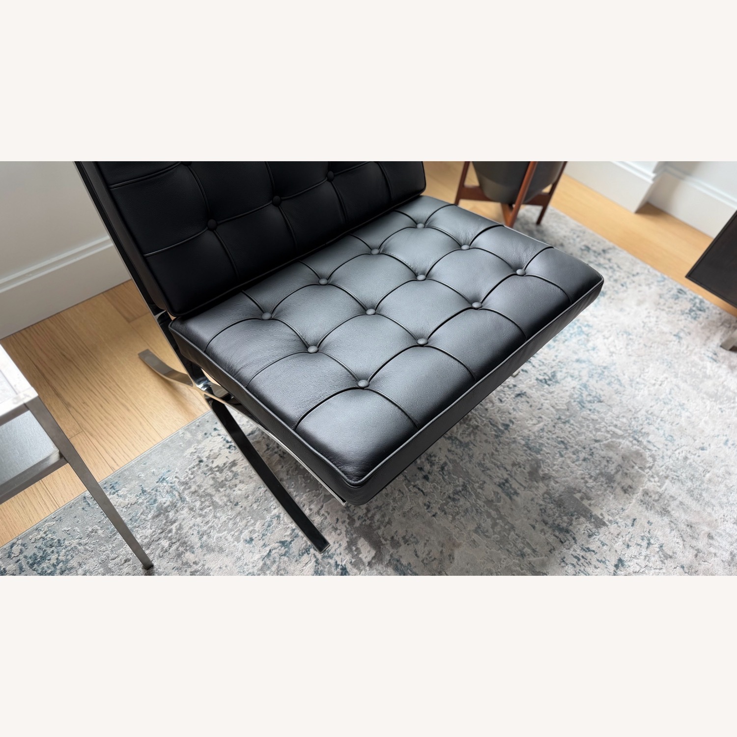 Knoll Black Barcelona Chair Replica - image-6