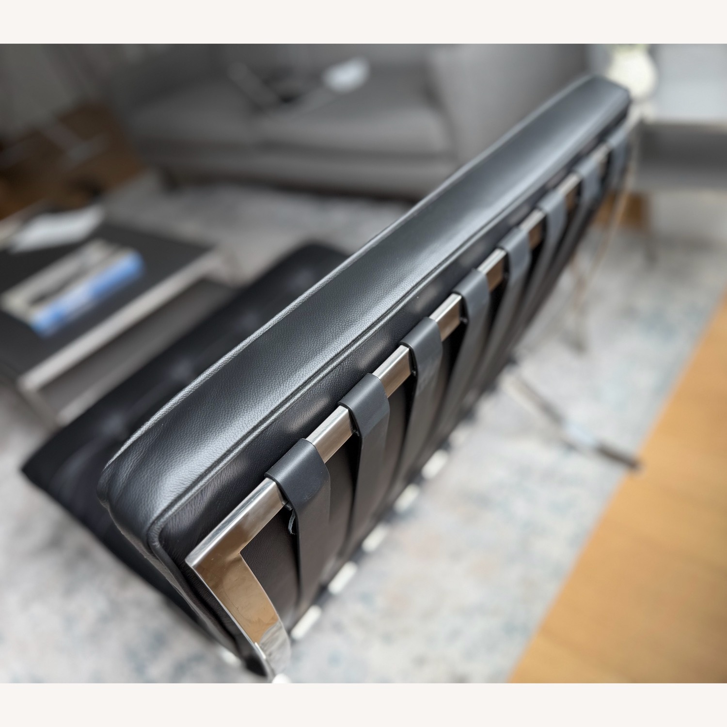 Knoll Black Barcelona Chair Replica - image-9