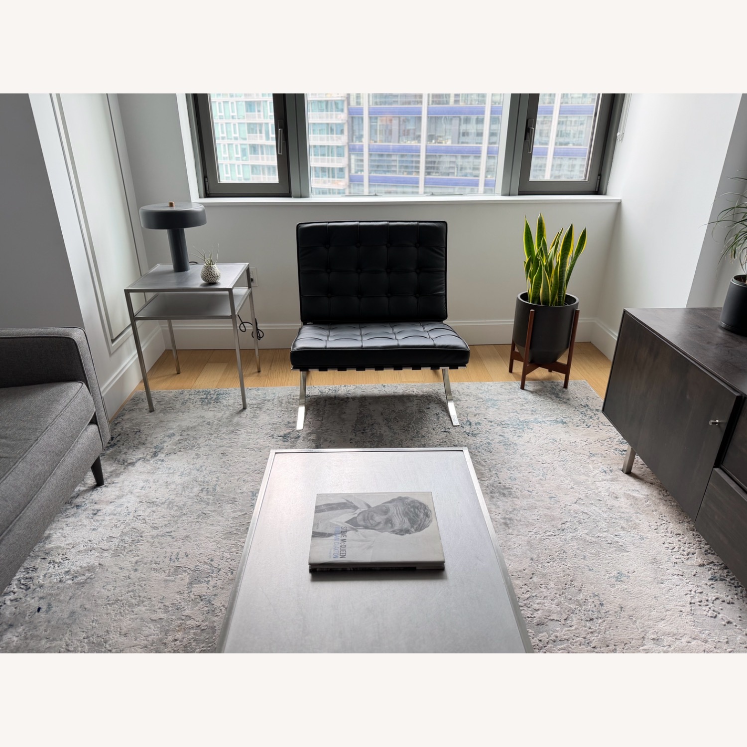 Knoll Black Barcelona Chair Replica - image-4