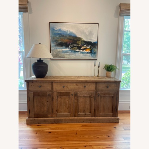 Used Restoration Hardware Light Brown Wood Sideboard for sale on AptDeco