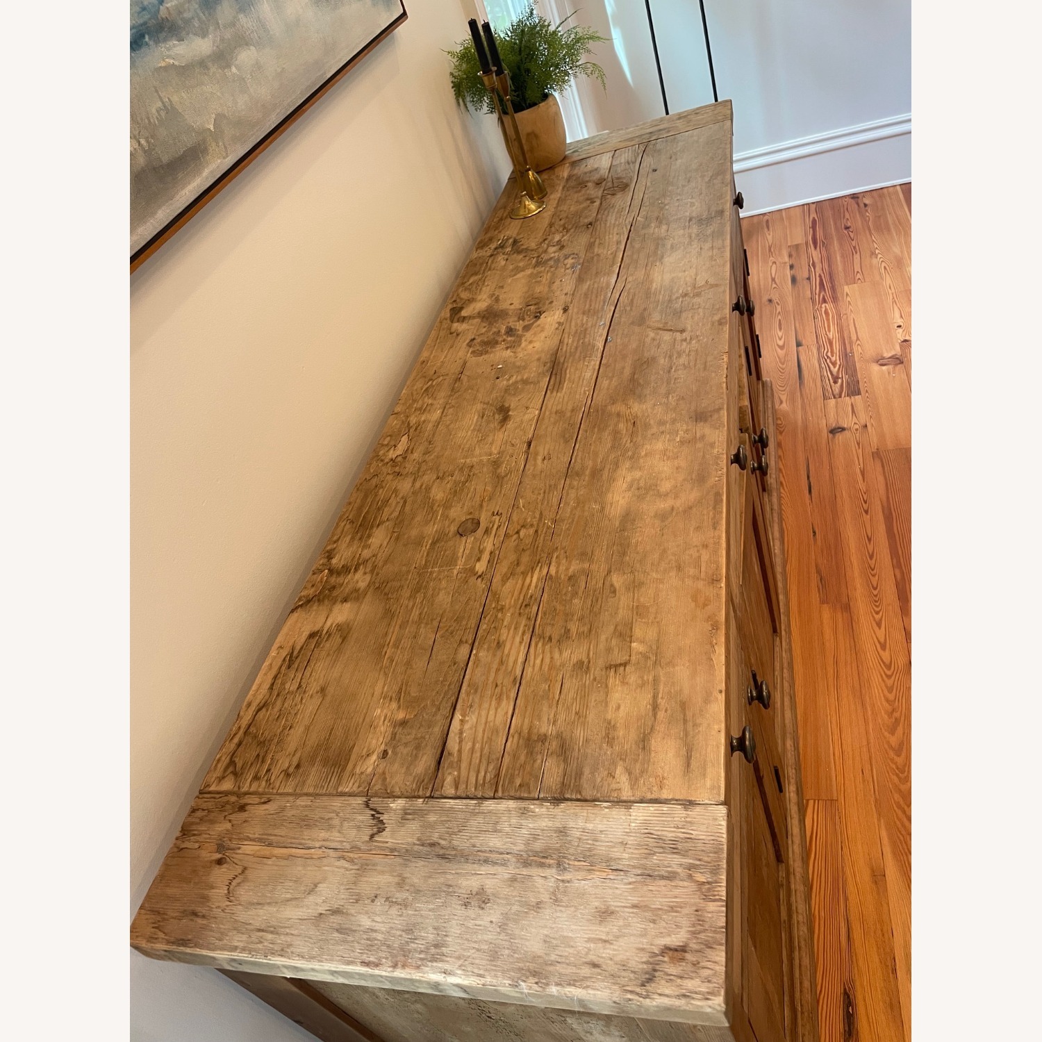 Restoration Hardware Light Brown Wood Sideboard - image-10