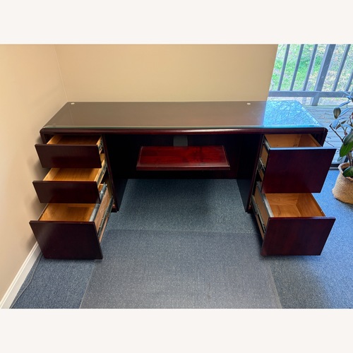 Used Paoli Office Furniture Wood Credenza for sale on AptDeco