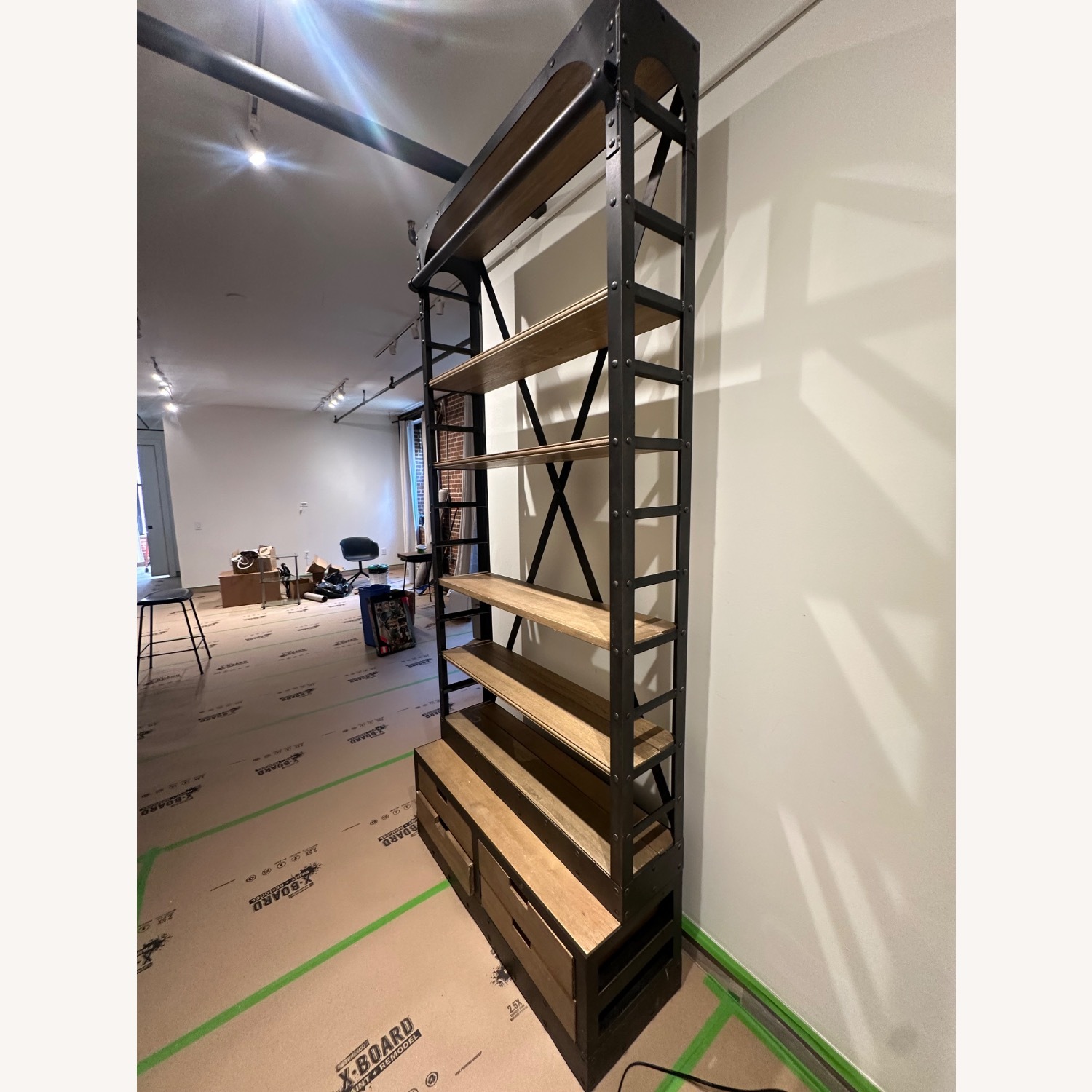 Restoration Hardware 1950s Dutch Ladder Bookcase - image-4
