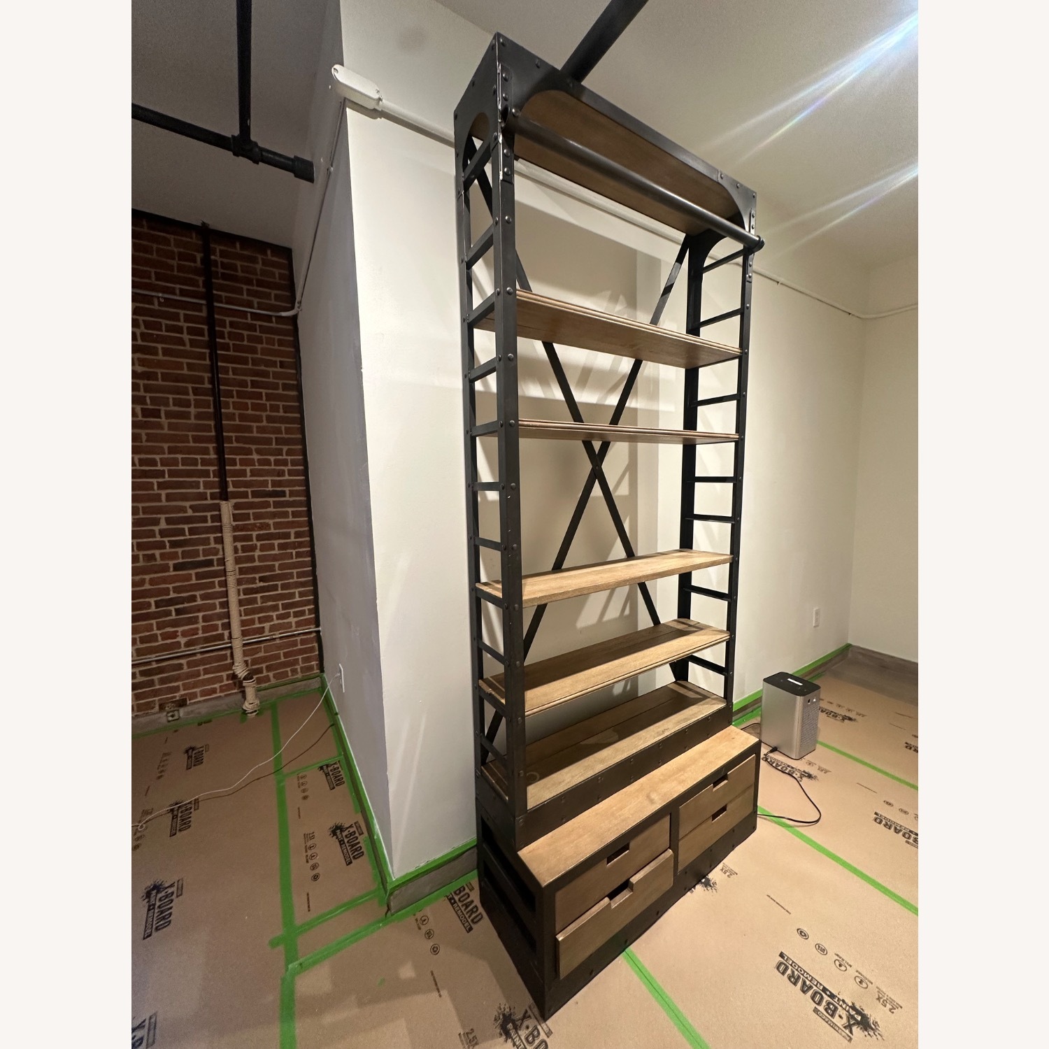Restoration Hardware 1950s Dutch Ladder Bookcase - image-5