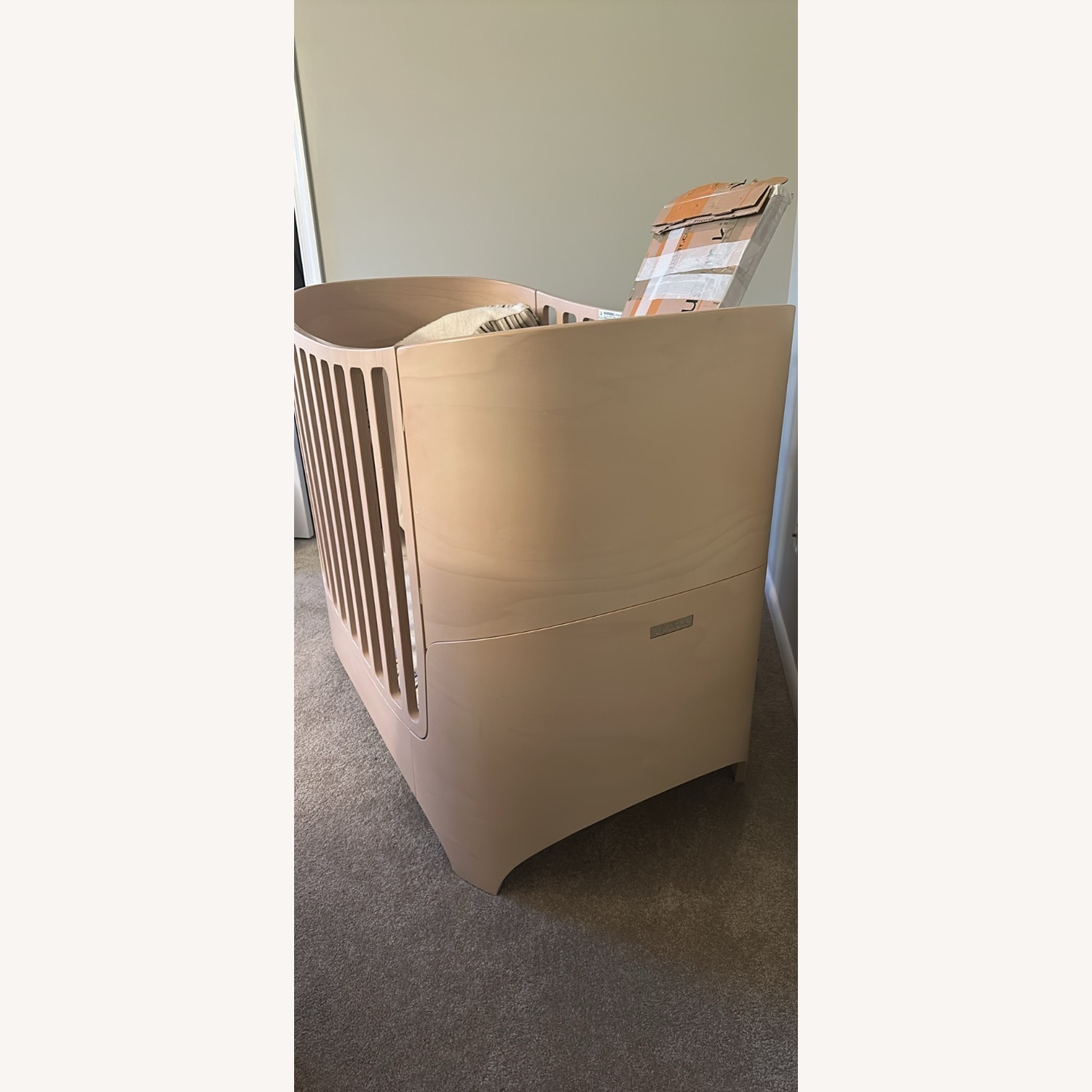 Tulip Leander Crib Natural Wood Crib - image-2